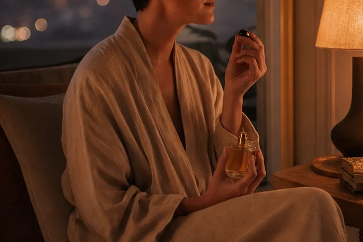 Redaktionelle Detailaufnahme zur Orientierung bei Parfum: sanft starten und richtig anwenden