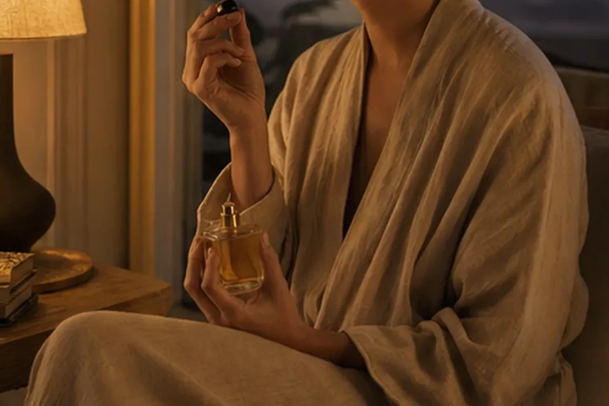Redaktioneller Beauty-Moment zur Ausgangslage bei Frischer Duft bei kaltem Wetter