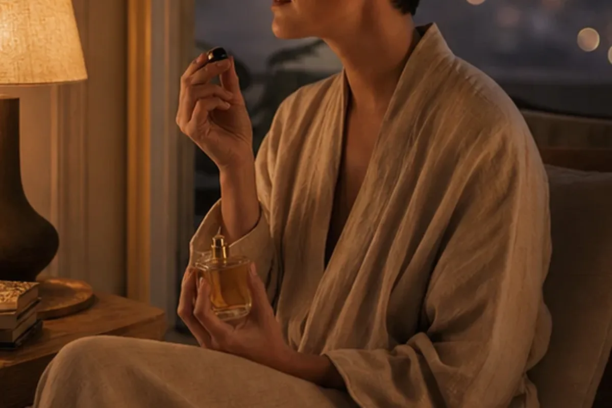 Authentische Beauty-Routine passend zum Thema Büroduft für sensible Nasen