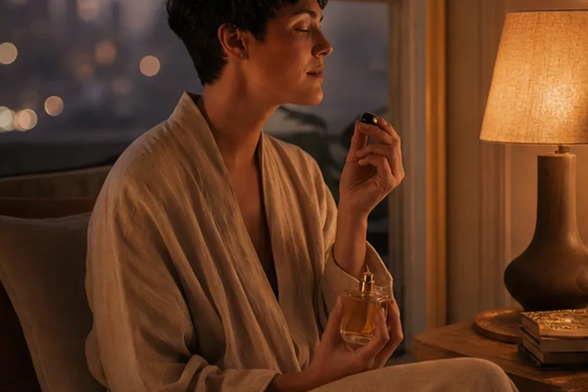 Redaktioneller Beauty-Moment zur Ausgangslage bei Blumiger Duft mit langer Haltbarkeit
