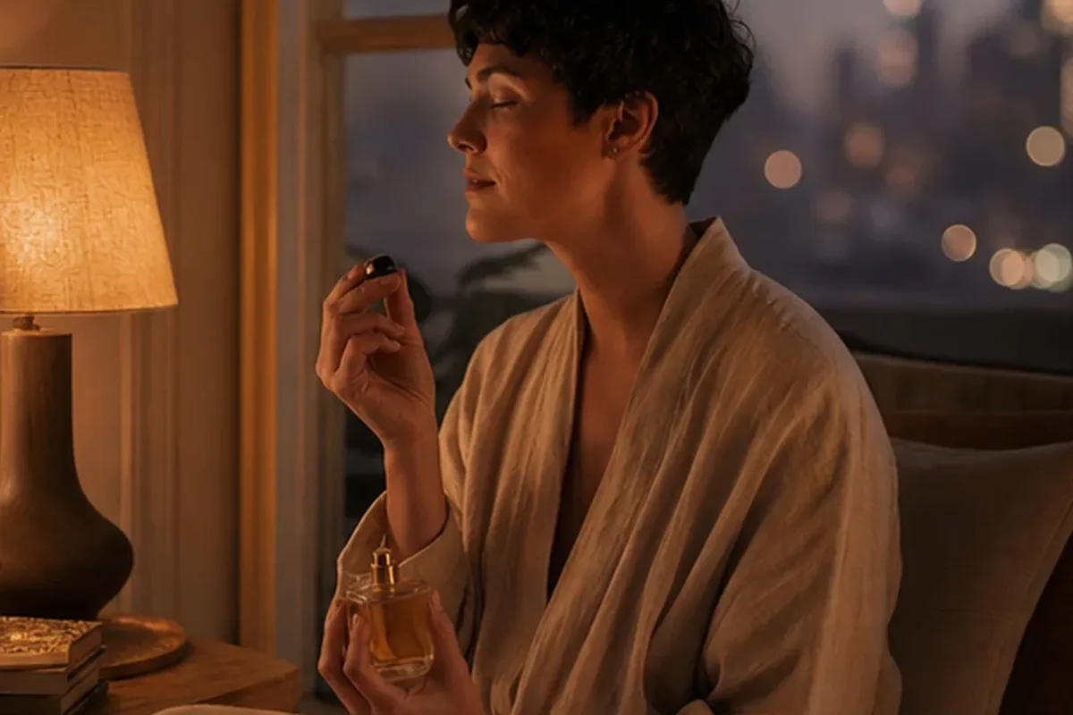 Authentische Beauty-Routine passend zum Thema Winterparfum für sensible Nasen