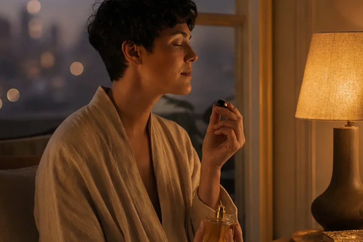 Redaktioneller Beauty-Moment zur Ausgangslage bei Blumiger Duft bei kaltem Wetter