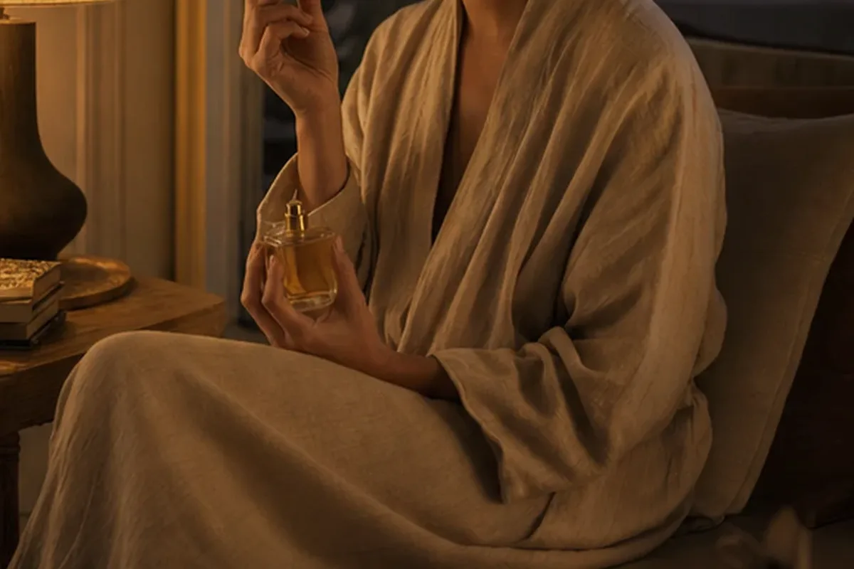 Redaktioneller Beauty-Moment zur Ausgangslage bei Orientalischer Duft für einen minimalistischen Stil