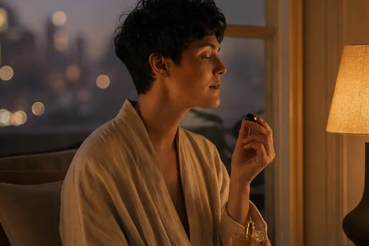 Redaktioneller Beauty-Moment zur Ausgangslage bei Winterparfum bei kleinem Budget