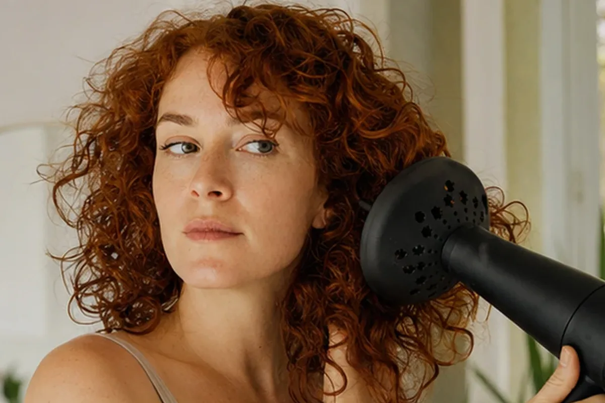 Authentischer Wohlfühlmoment passend zum Beauty-Thema Haarbürste für strapaziertes Haar