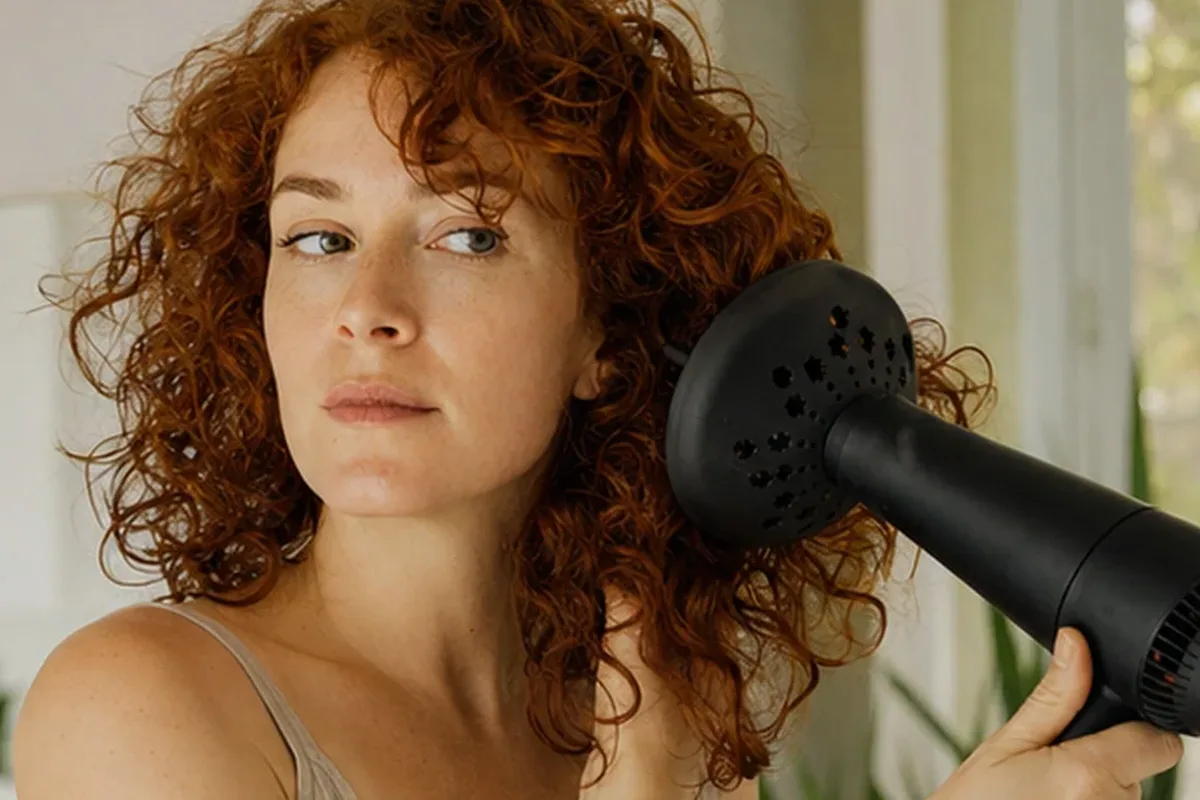 Authentische Beauty-Routine passend zum Thema Lockengel bei Frizz