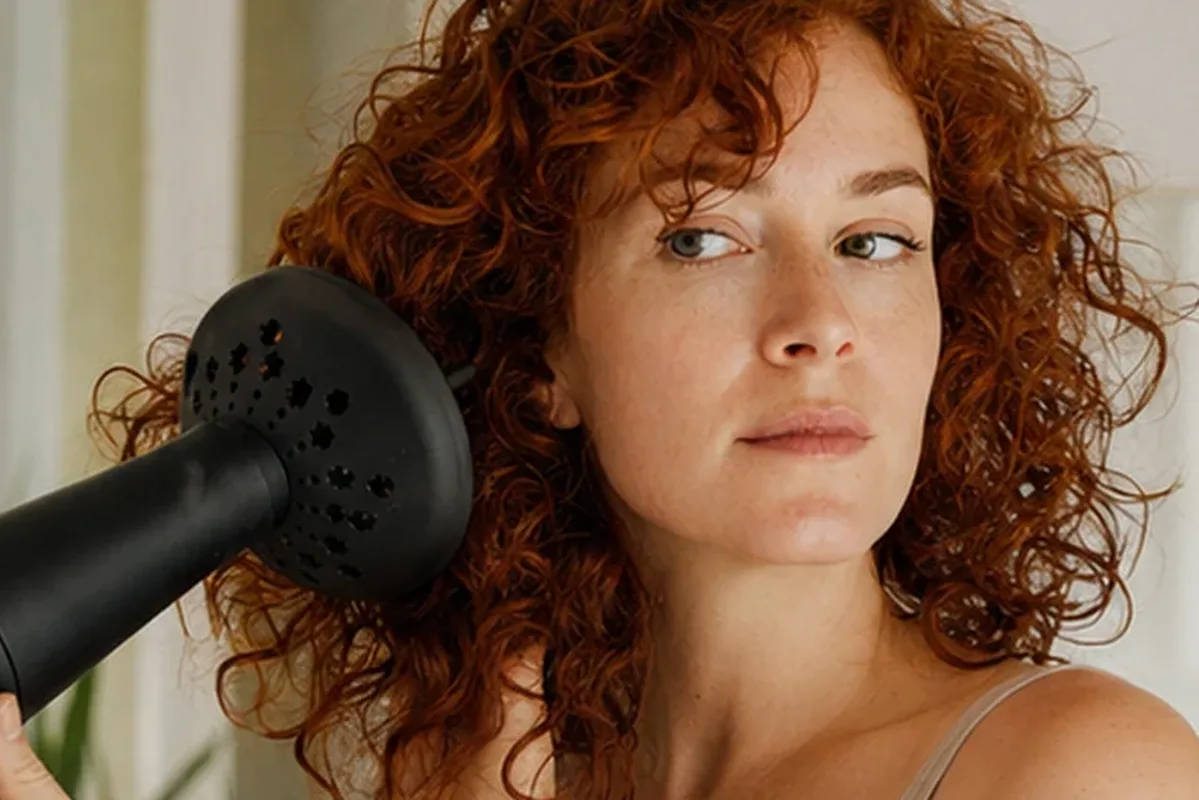 Emotionaler und authentischer Anwendungsmoment rund um Conditioner bei Frizz