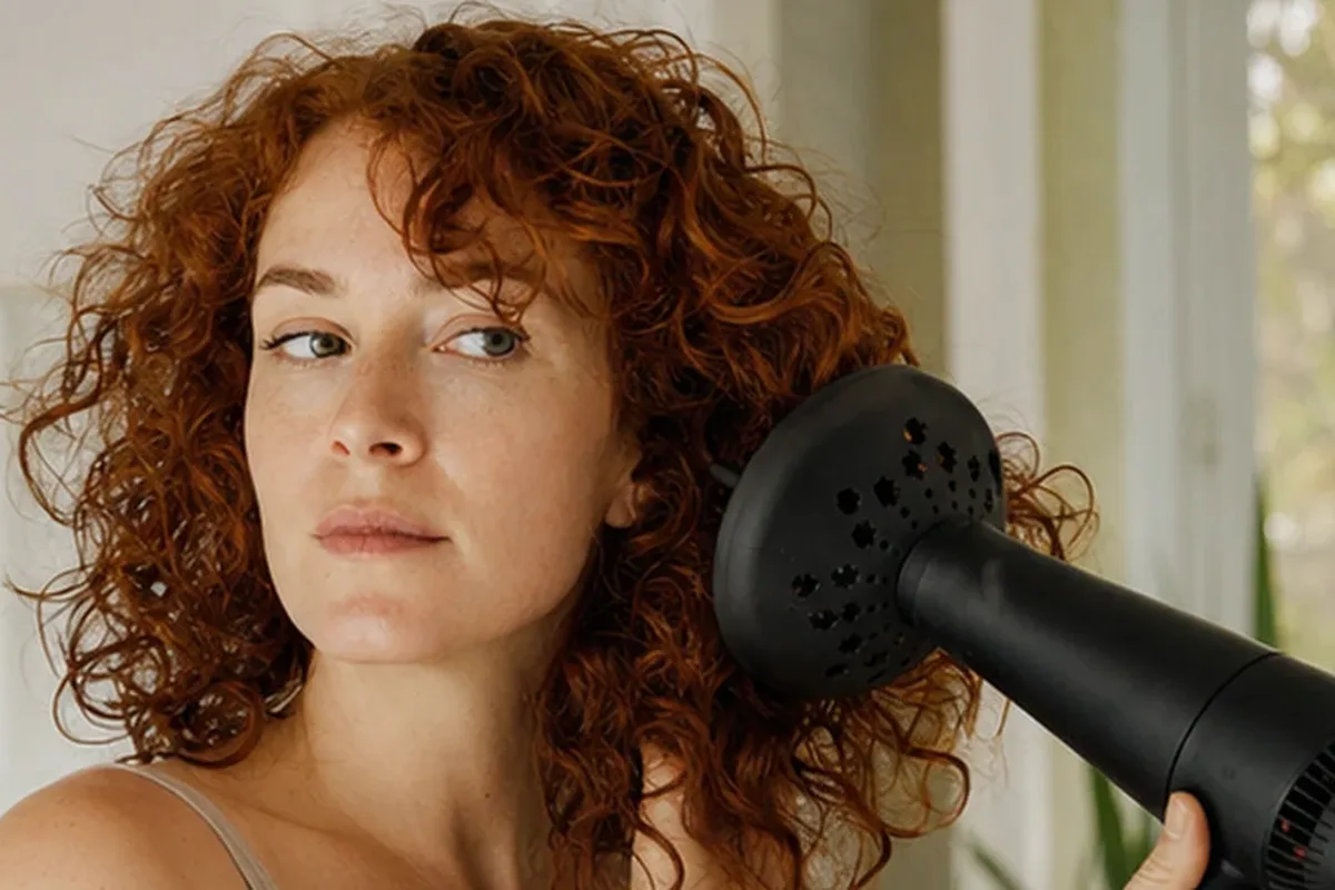 Authentische Beauty-Routine passend zum Thema Leave-in-Pflege für lockiges Haar