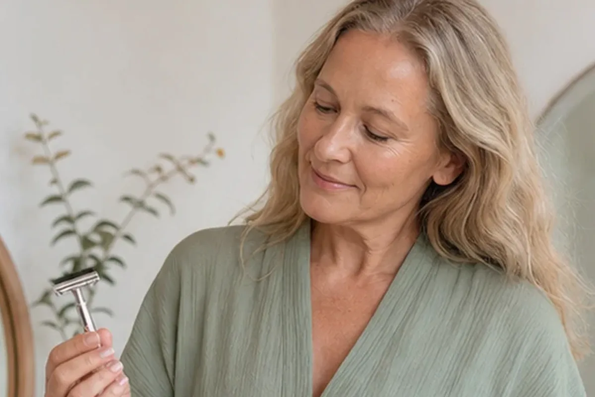 Authentische Beauty-Routine passend zum Thema Elektrorasierer für langanhaltende Glätte