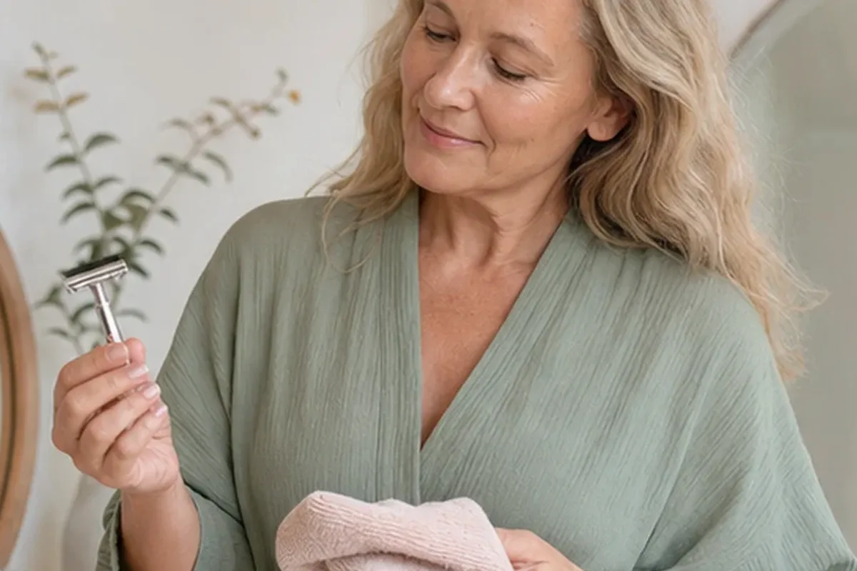 Redaktioneller Beauty-Moment zur Ausgangslage bei Sugaring-Paste für feine Haare