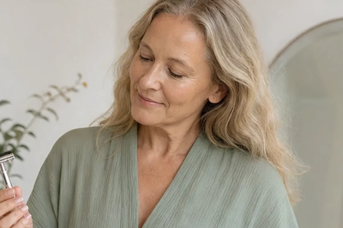 Authentischer Wohlfühlmoment passend zum Beauty-Thema Waxing-Set für eine schnelle Anwendung