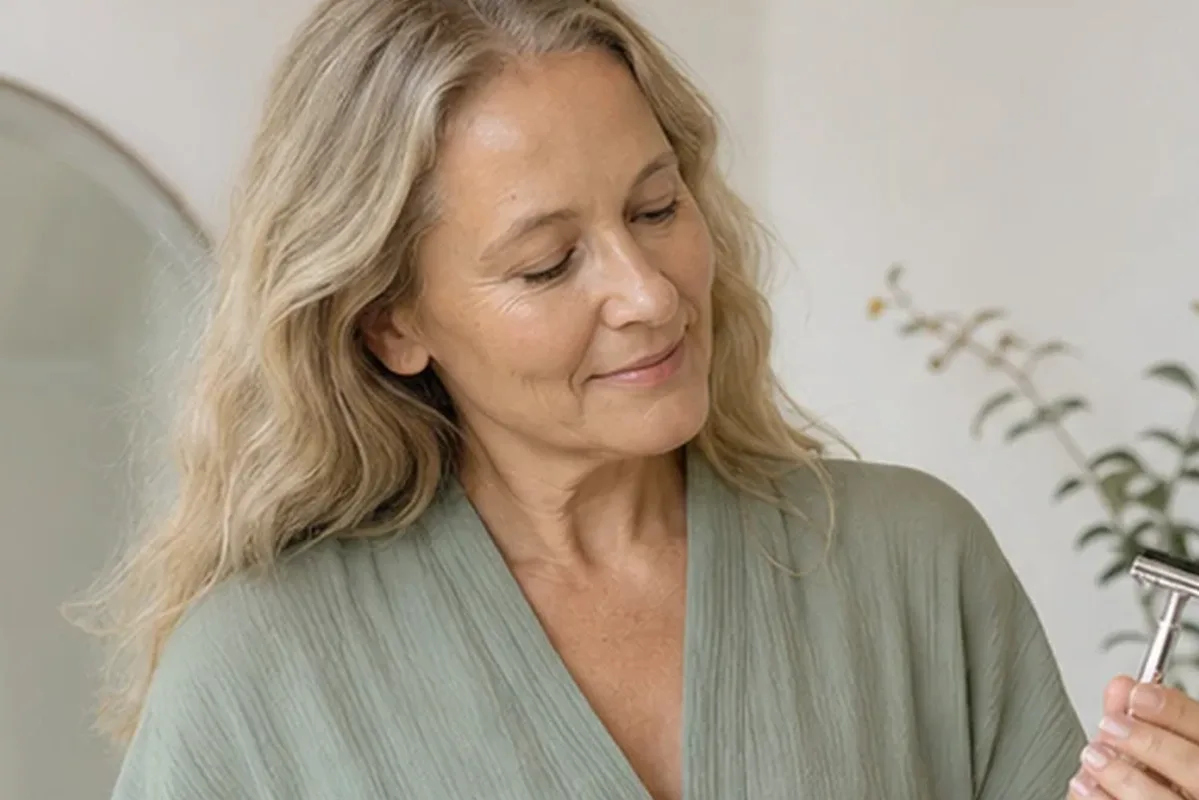 Redaktioneller Beauty-Moment zur Ausgangslage bei Nassrasierer für feine Haare