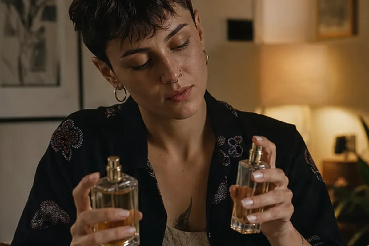 Authentischer Wohlfühlmoment passend zum Beauty-Thema Sommerparfum bei kleinem Budget