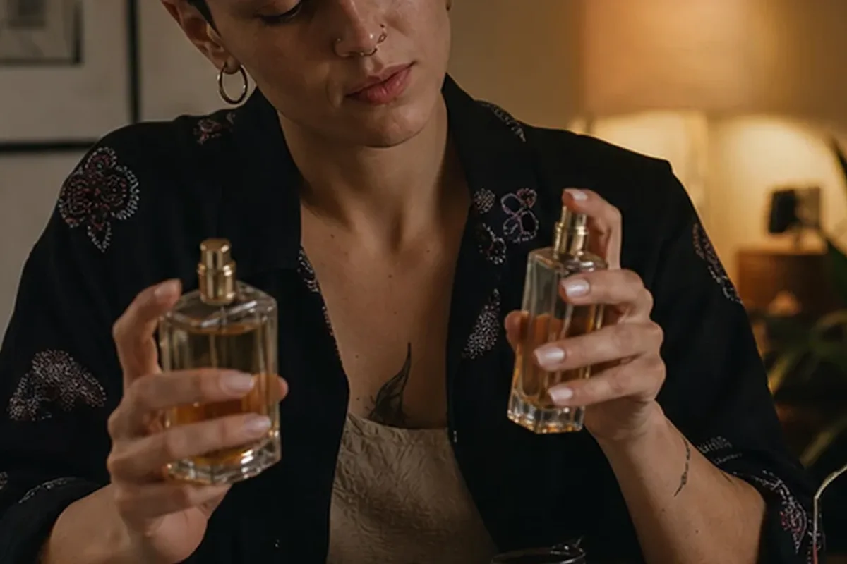 Redaktionelle Detailaufnahme zur Orientierung bei Sommerparfum für einen eleganten Stil