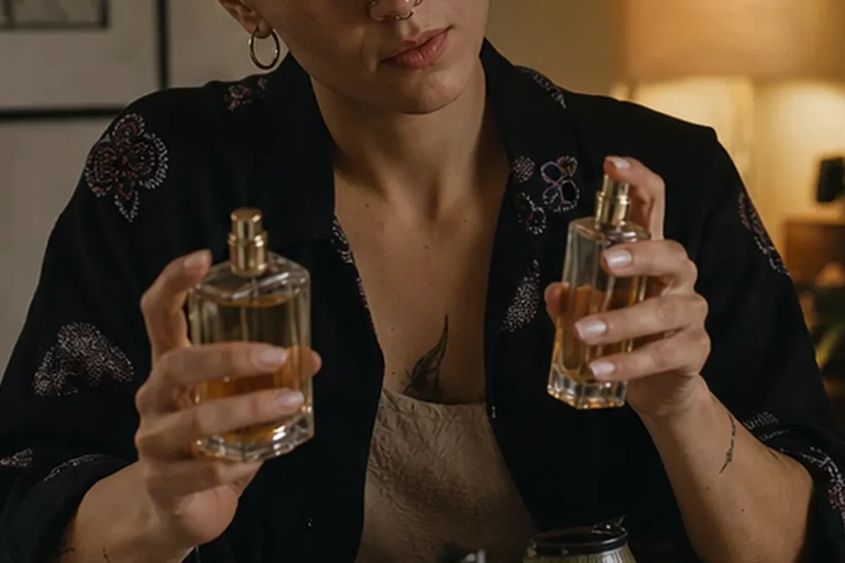 Authentische Beauty-Routine passend zum Thema So hält Parfum länger