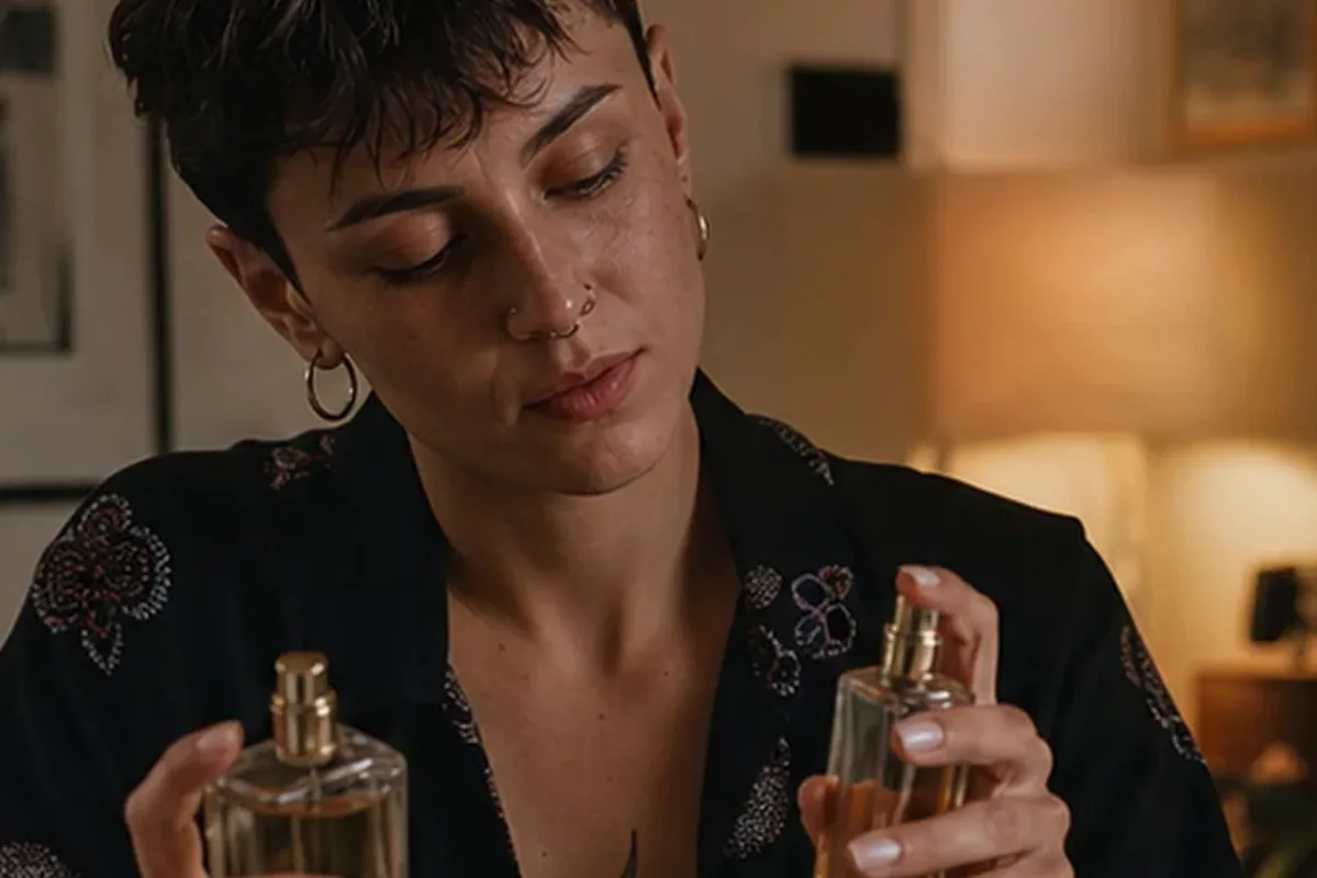 Hochwertige Beauty-Inszenierung zu Auswahlkriterien für Eau de Toilette mit langer Haltbarkeit