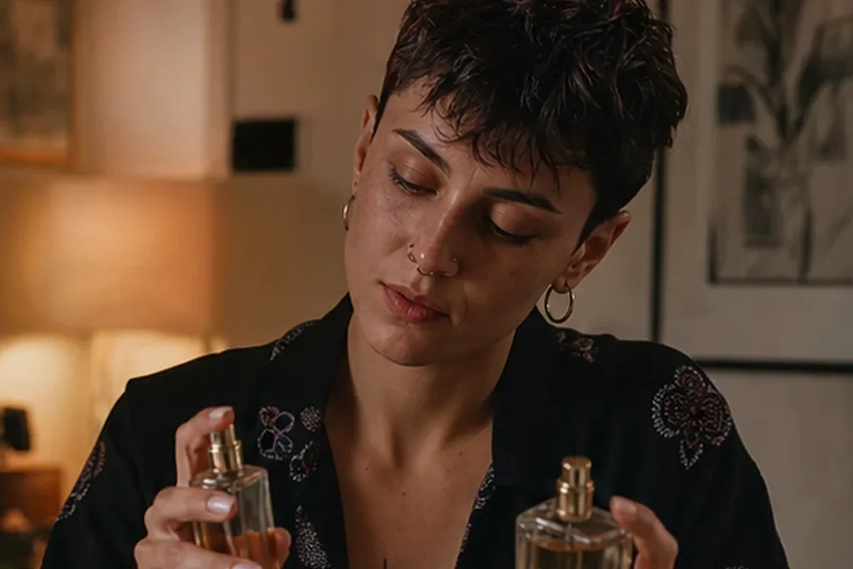 Authentische Beauty-Routine passend zum Thema Rosenduft für einen minimalistischen Stil