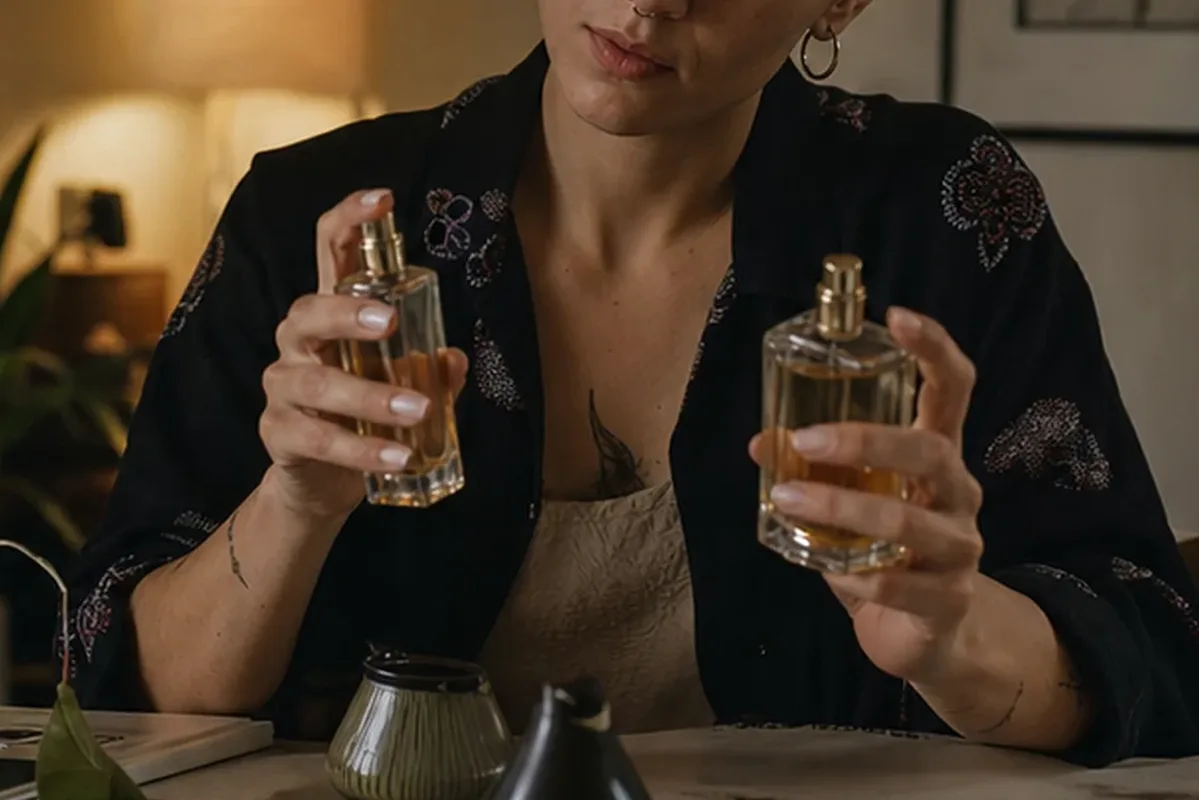 Authentische Beauty-Routine passend zum Thema Unisex-Parfum für Duftanfänger