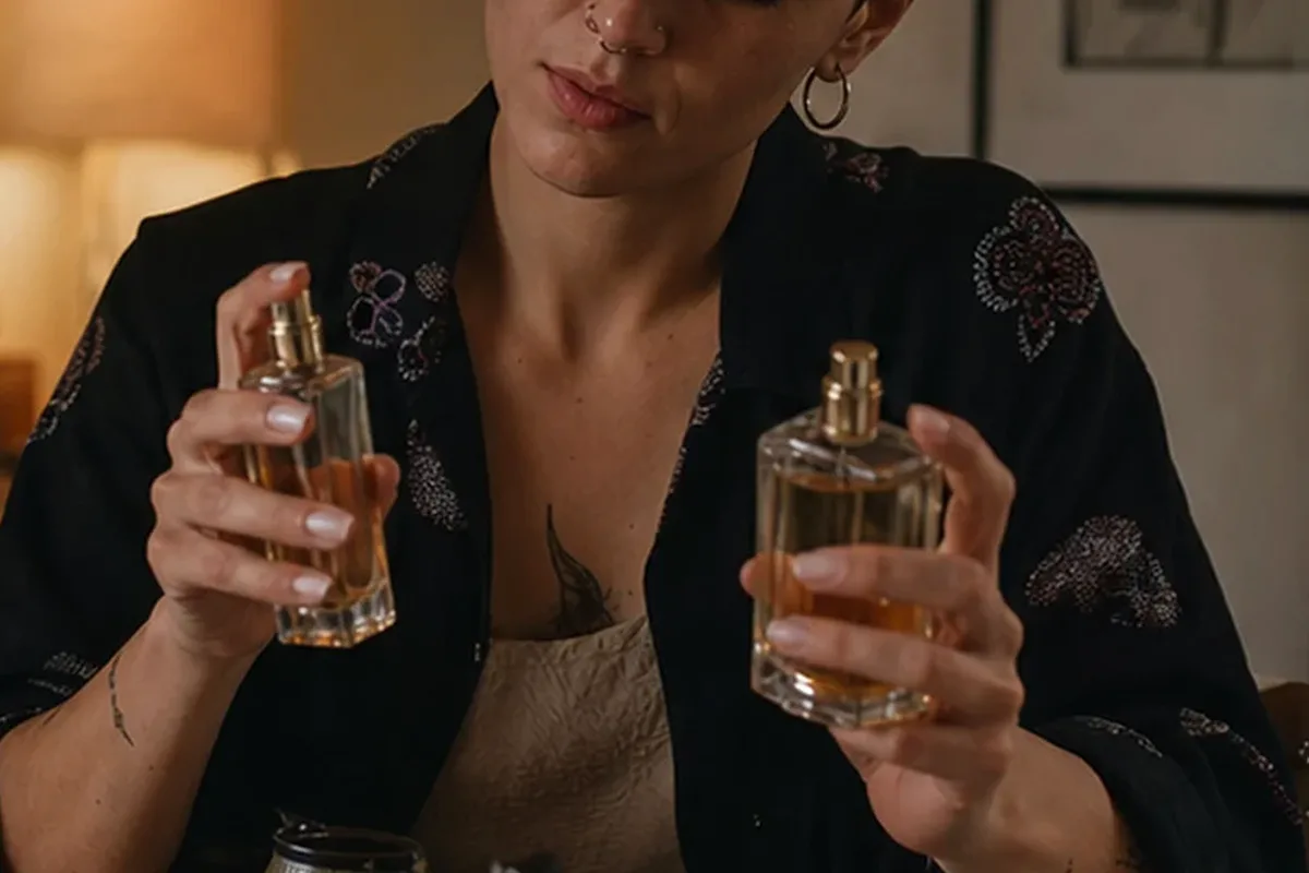 Authentische Beauty-Routine passend zum Thema Blumiger Duft für Duftanfänger