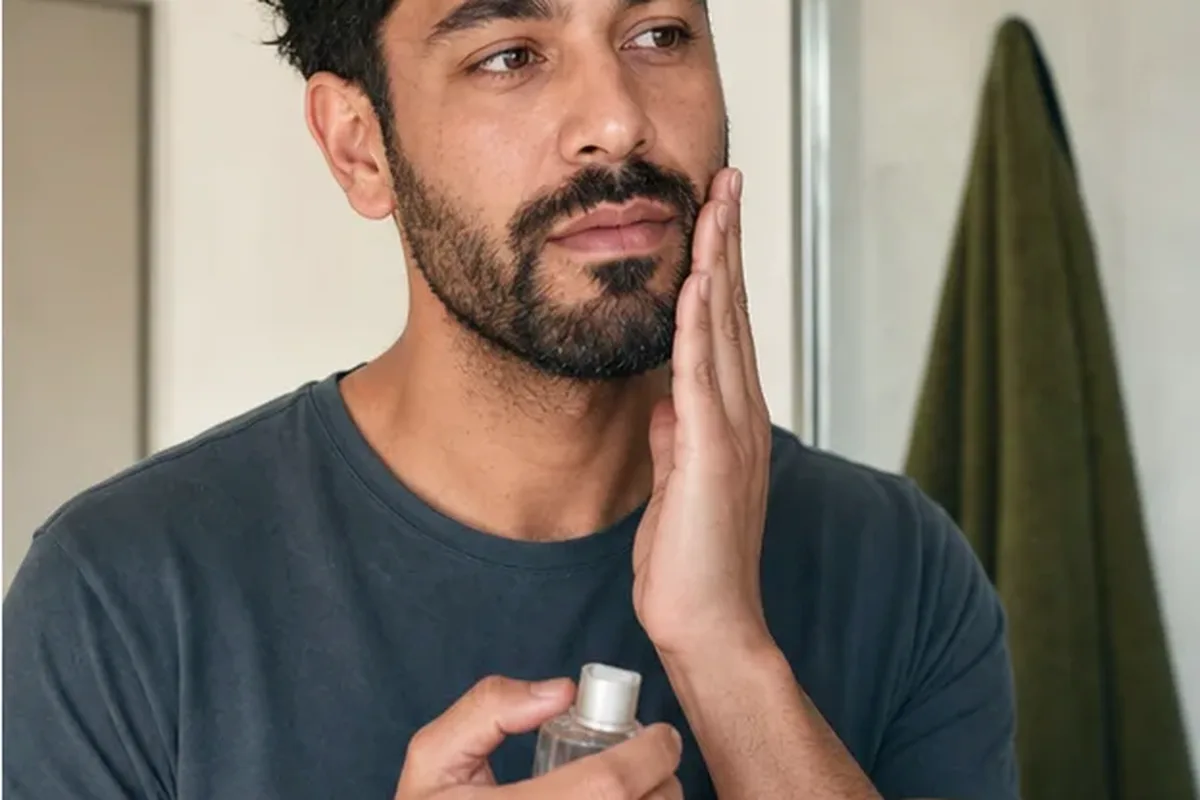 Redaktioneller Beauty-Moment zur Ausgangslage bei Bartshampoo bei wenig Zeit