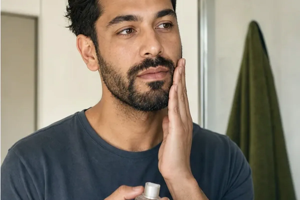 Authentische Beauty-Routine passend zum Thema Männer-Shampoo für Pflege-Einsteiger