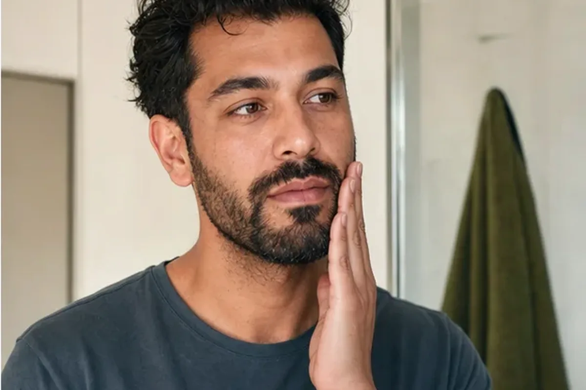 Redaktioneller Beauty-Moment zur Ausgangslage bei Barttrimmer für einen dichten Bart