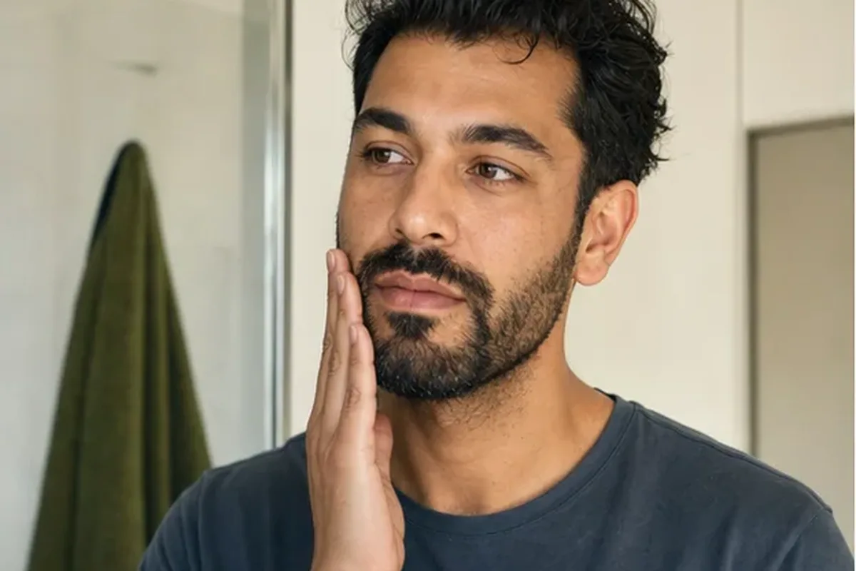 Redaktionelle Detailaufnahme zur Orientierung bei Männer-Deodorant für fettige Haut