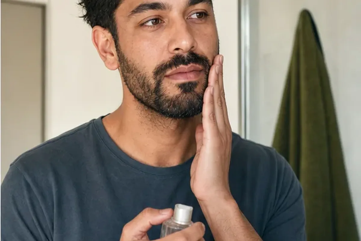 Hochwertige Beauty-Inszenierung zu Auswahlkriterien für After Shave für fettige Haut