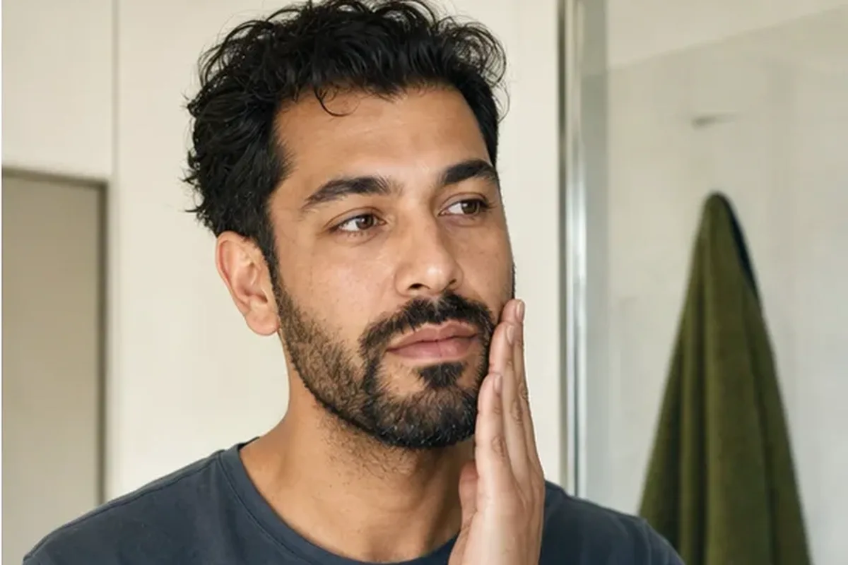 Authentische Beauty-Routine passend zum Thema Barttrimmer bei wenig Zeit