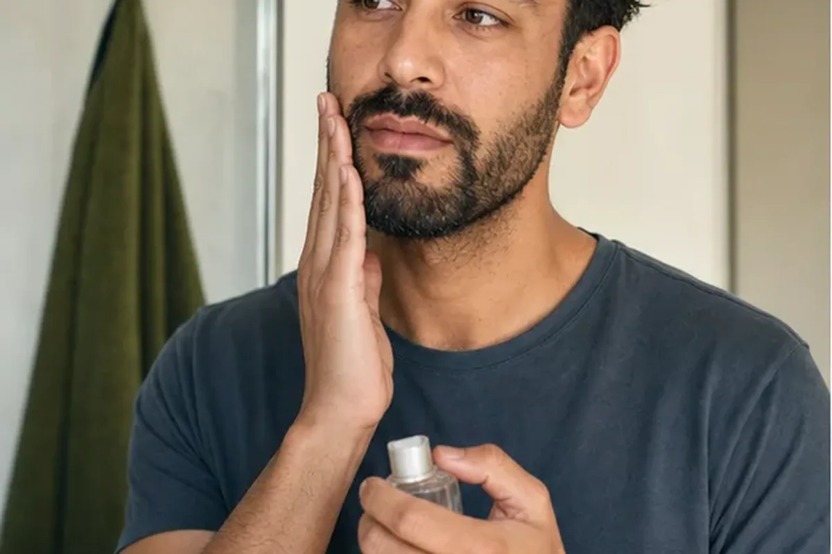 Redaktioneller Beauty-Moment zur Ausgangslage bei Rasierhobel für einen lückenhaften Bart