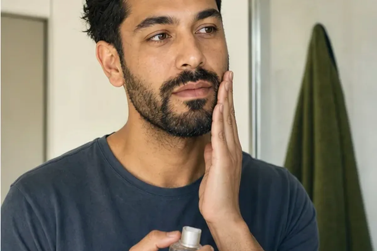 Hochwertige Beauty-Inszenierung zu Auswahlkriterien für Barttrimmer bei wenig Zeit