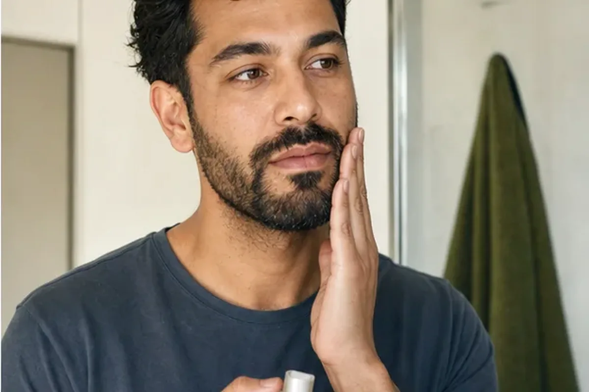 Redaktioneller Beauty-Moment zur Ausgangslage bei Männerpflege