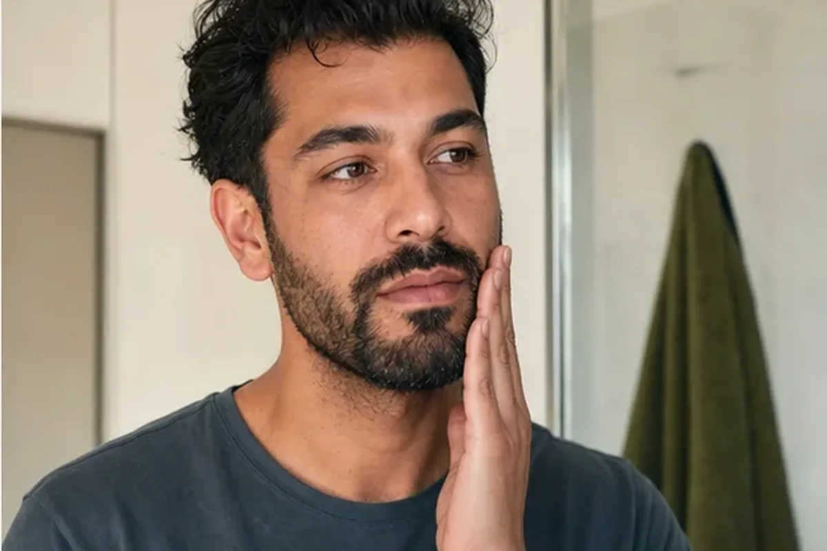 Authentische Beauty-Routine passend zum Thema Männer-Shampoo für fettige Haut