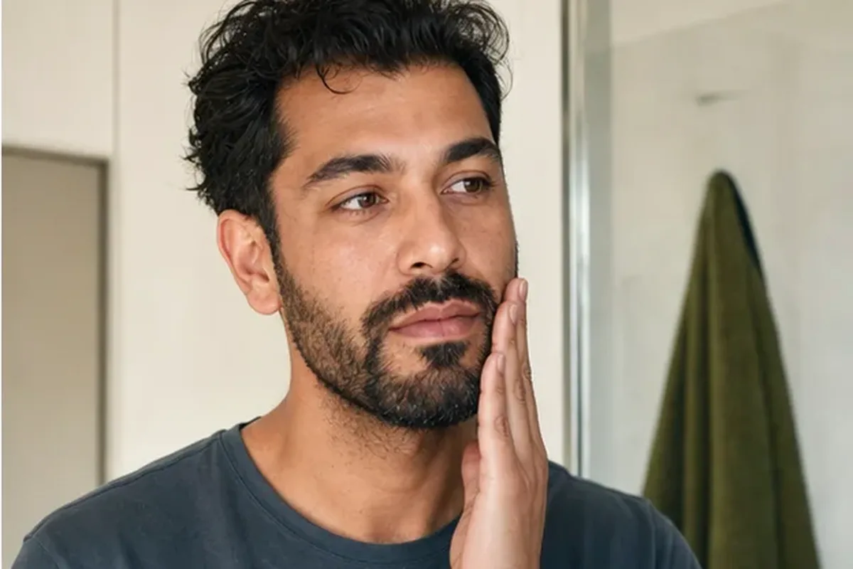 Authentischer Wohlfühlmoment passend zum Beauty-Thema Männer-Sonnenschutz bei wenig Zeit