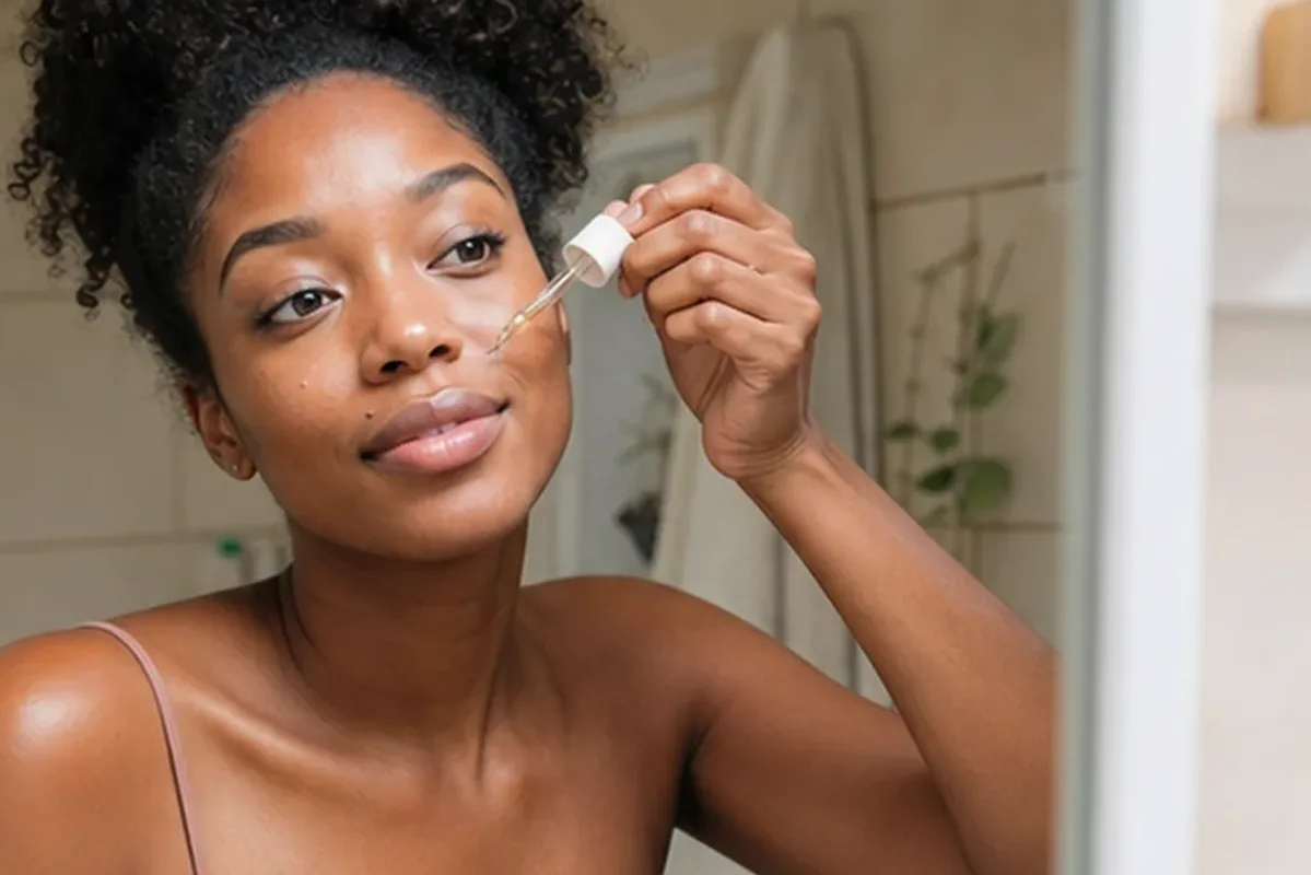 Authentische Beauty-Routine passend zum Thema Reinigungsöl für trockene Haut