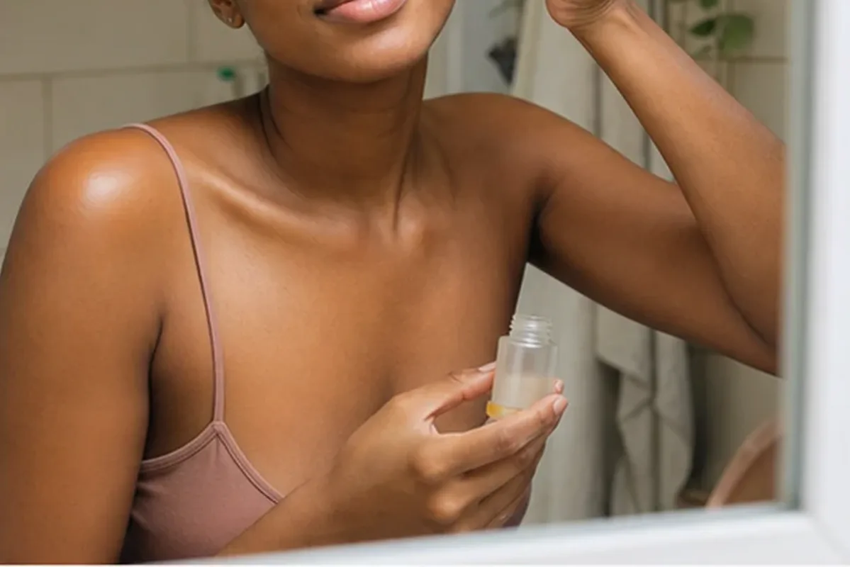 Authentische Beauty-Routine passend zum Thema Sonnenschutz bei Rötungen