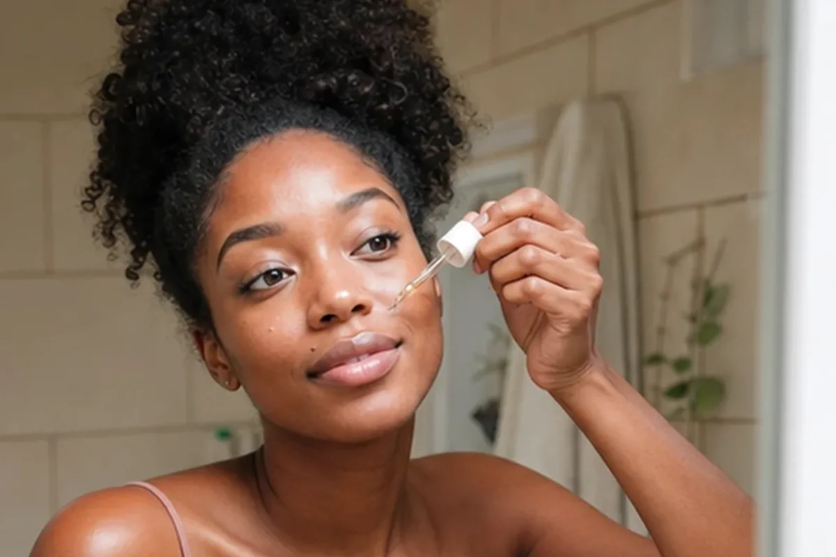 Authentische Beauty-Routine passend zum Thema Vitamin-C-Serum bei Rötungen