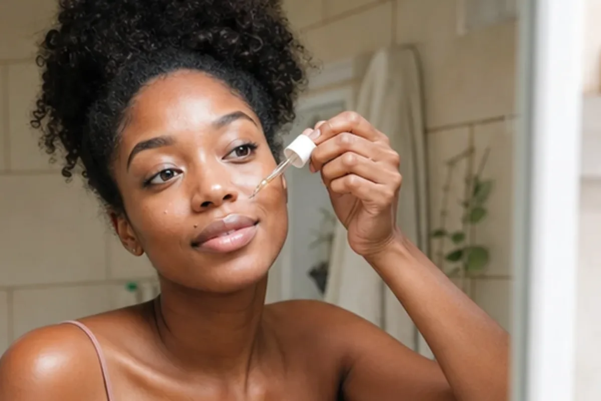 Redaktioneller Beauty-Moment zur Ausgangslage bei Retinol-Serum für empfindliche Haut