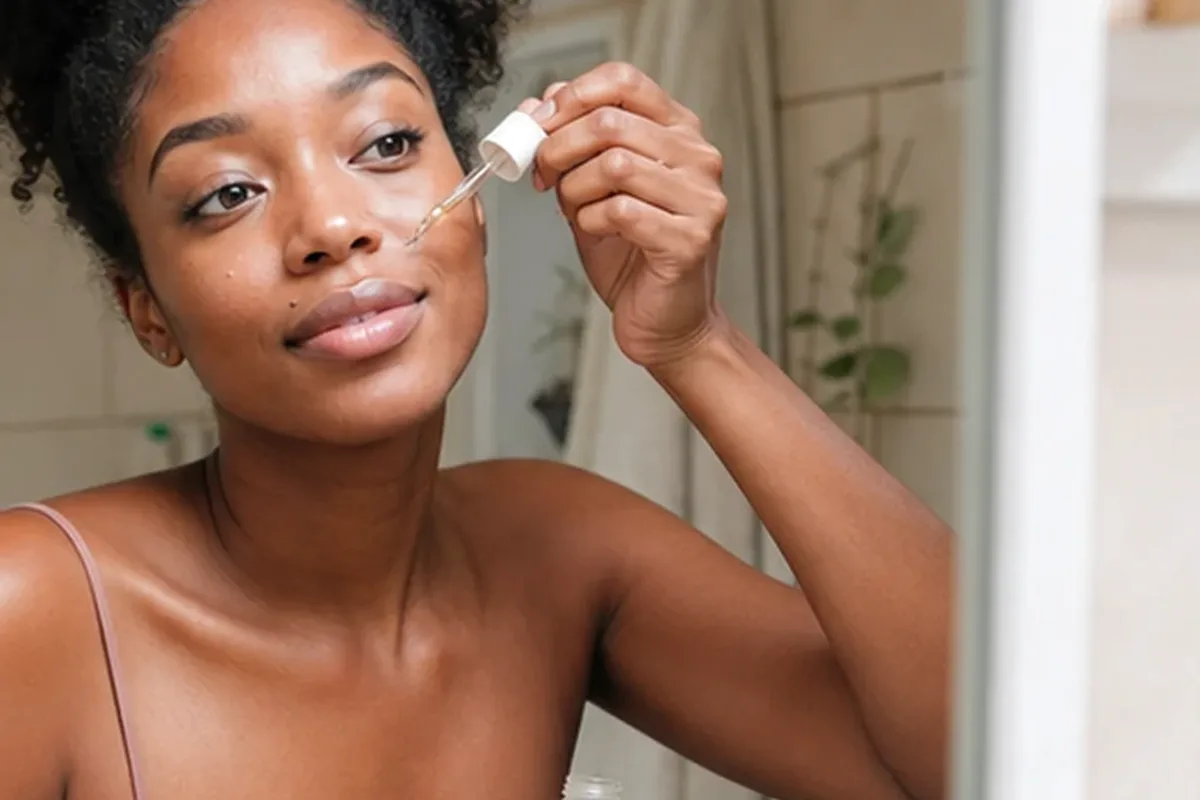 Authentischer Wohlfühlmoment passend zum Beauty-Thema Gesichtswasser bei Rötungen