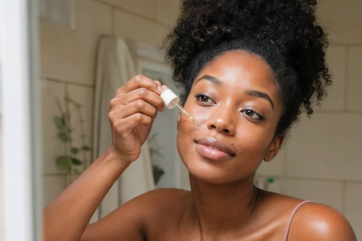 Authentische Beauty-Routine passend zum Thema Gesichtsreinigung für Mischhaut