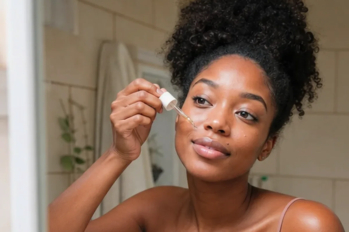 Redaktioneller Beauty-Moment zur Ausgangslage bei Chemisches Peeling für Mischhaut