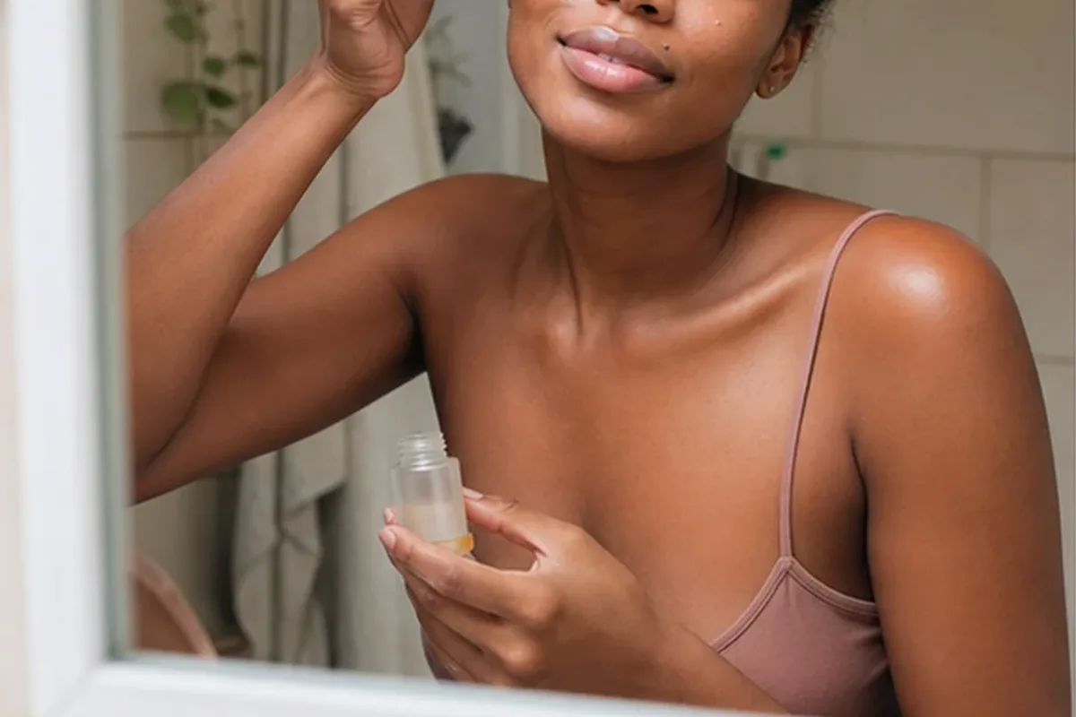 Redaktioneller Beauty-Moment zur Ausgangslage bei Vitamin-C-Serum bei Rötungen