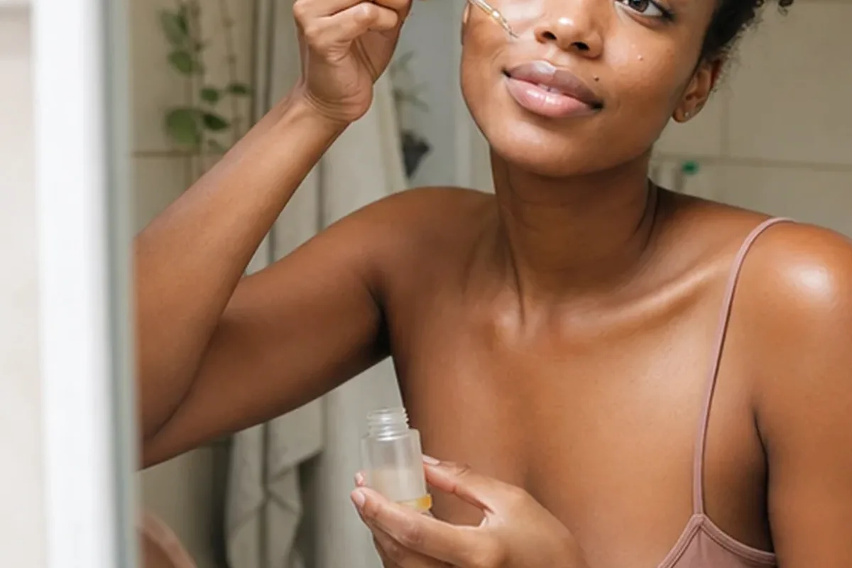 Emotionaler und authentischer Anwendungsmoment rund um Chemisches Peeling bei Pigmentflecken