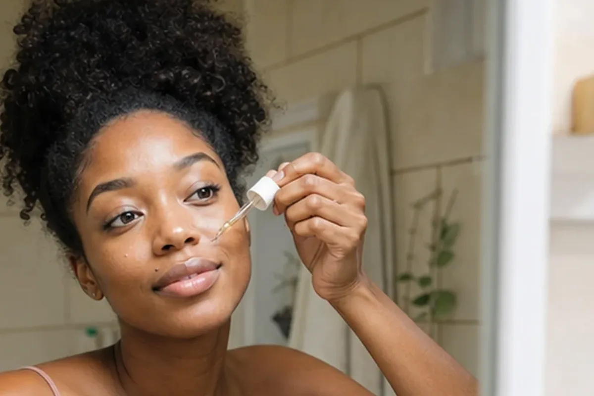 Redaktioneller Beauty-Moment zur Ausgangslage bei Gesichtsmaske für empfindliche Haut