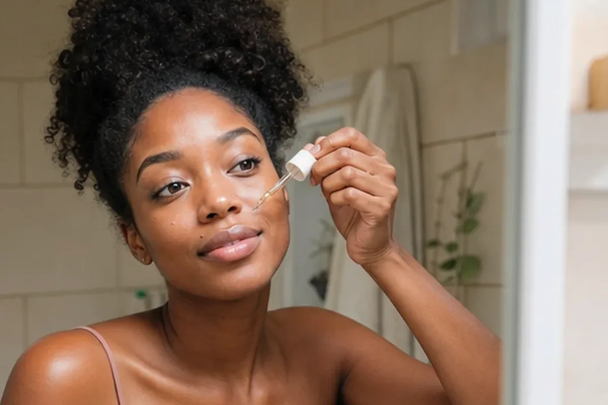 Authentische Beauty-Routine passend zum Thema Reinigungsöl für trockene Haut