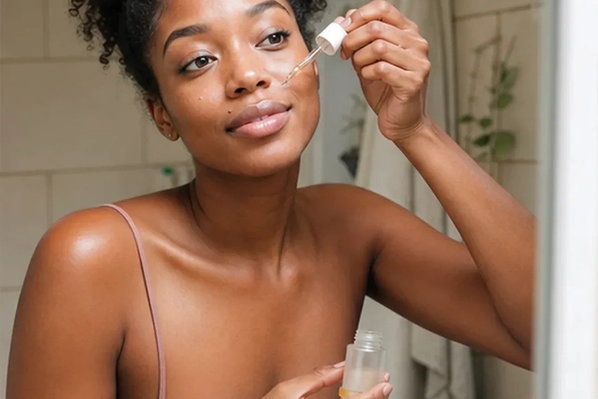 Authentische Beauty-Routine passend zum Thema Mizellenwasser bei ersten Fältchen