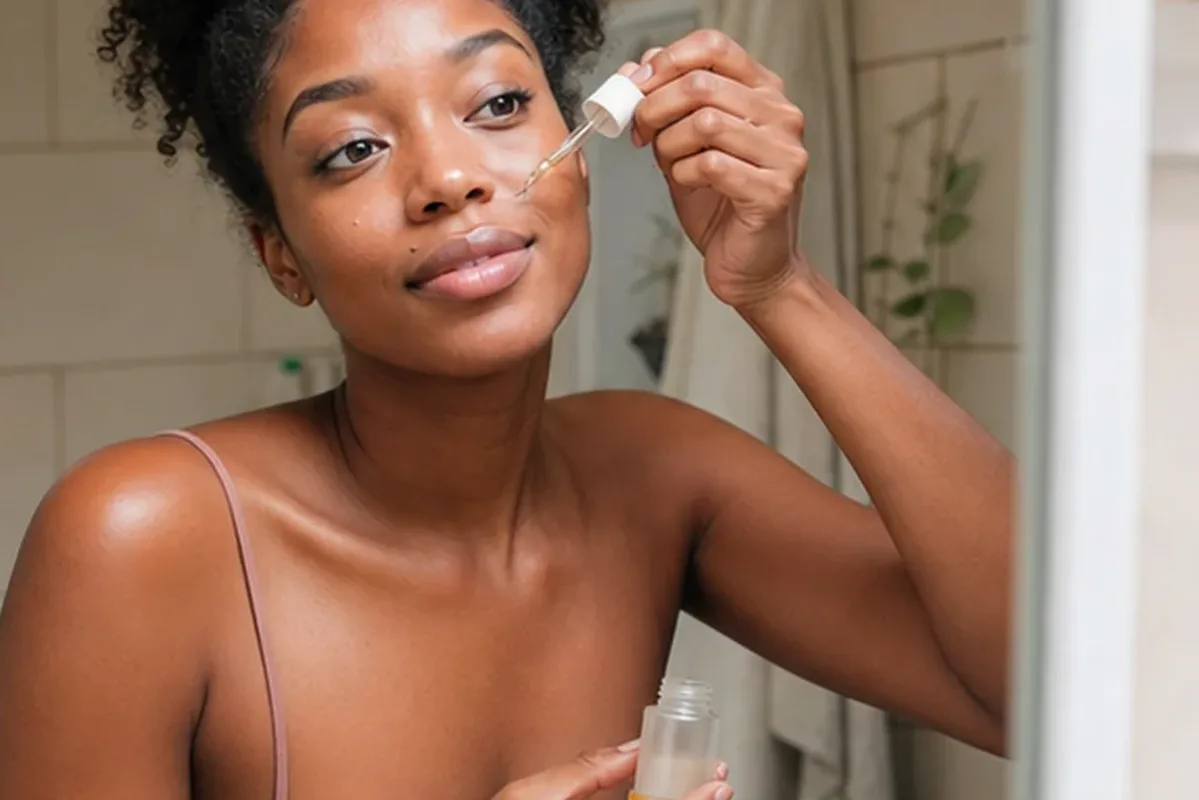 Authentische Beauty-Routine passend zum Thema Gesichtsreinigung für fettige Haut