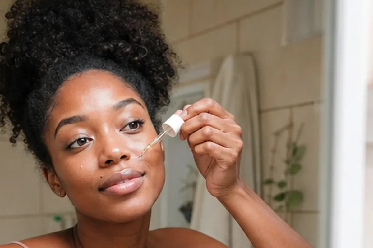 Redaktioneller Beauty-Moment zur Ausgangslage bei Hautbarriere-Pflege bei Pigmentflecken