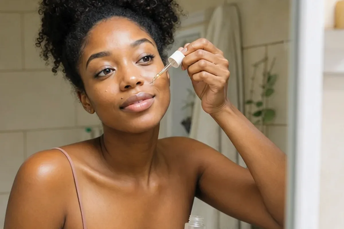 Redaktioneller Beauty-Moment zur Ausgangslage bei Chemisches Peeling für Mischhaut