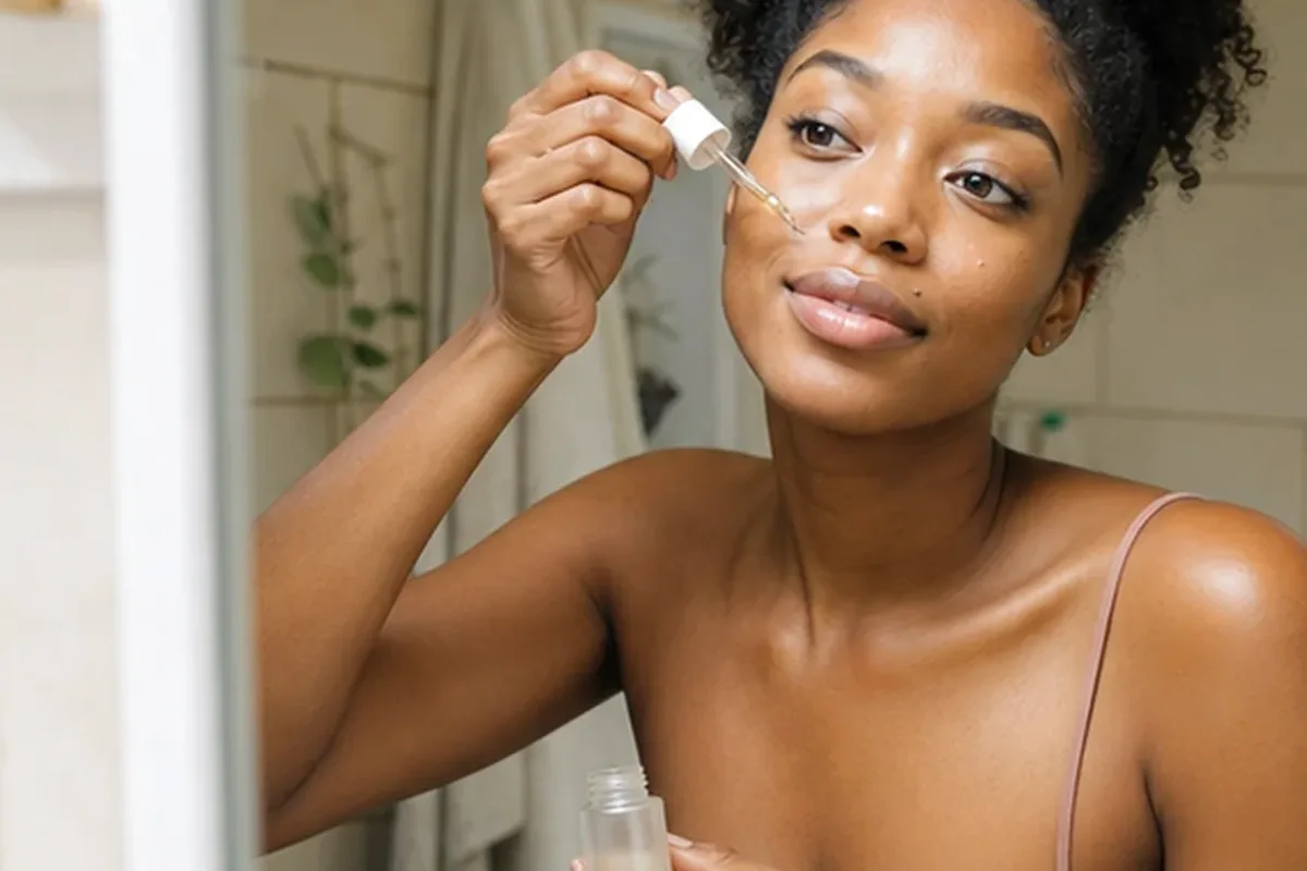 Authentische Beauty-Routine passend zum Thema Anti-Aging-Routine bei Rötungen
